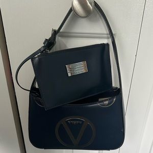 DESIGNED BY VALENTINO MILANO!!!! Like New Shoulder Purse/Strap and change purse.